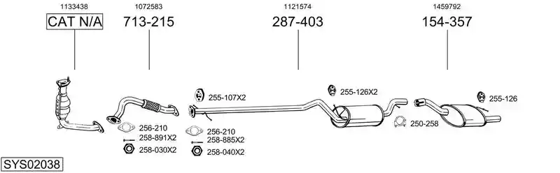 BOSAL SYS02038