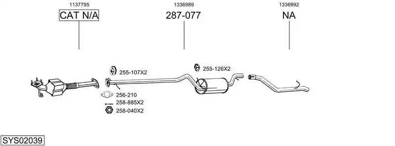 BOSAL SYS02039