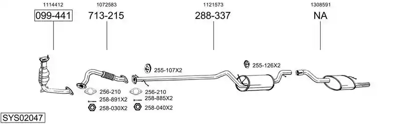 BOSAL SYS02047