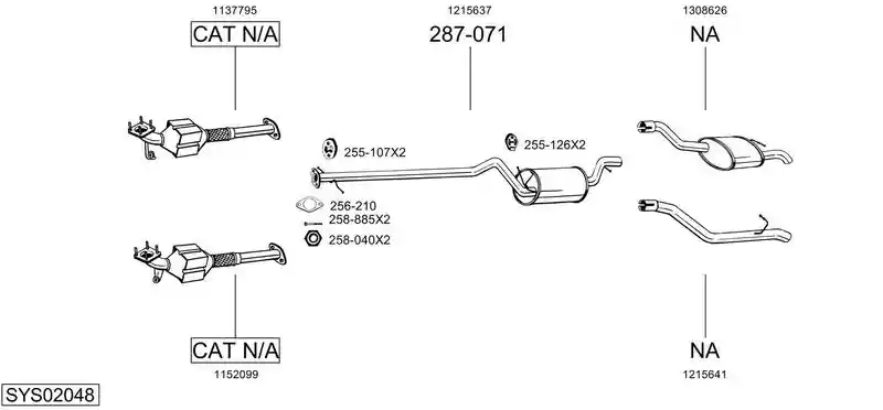 BOSAL SYS02048