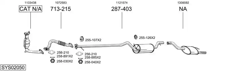 BOSAL SYS02050