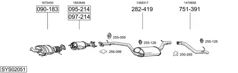 BOSAL SYS02051