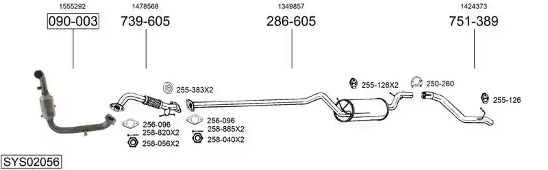 BOSAL SYS02056