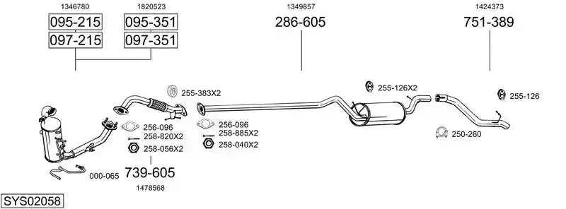 BOSAL SYS02058