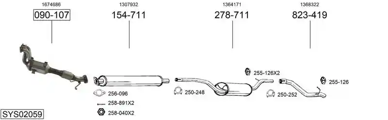 BOSAL SYS02059