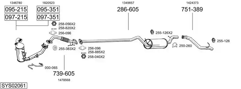 BOSAL SYS02061