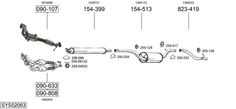 BOSAL SYS02063
