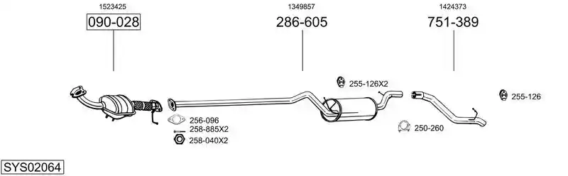 BOSAL SYS02064