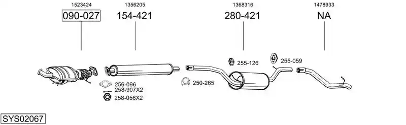 BOSAL SYS02067