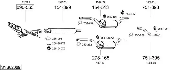 BOSAL SYS02069