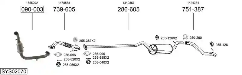 BOSAL SYS02070