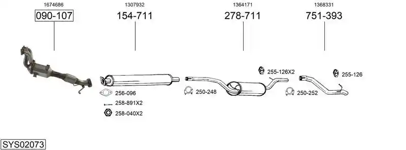BOSAL SYS02073