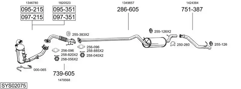 BOSAL SYS02075