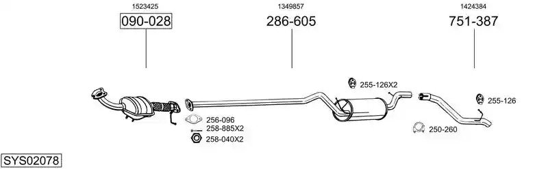 BOSAL SYS02078
