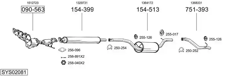 BOSAL SYS02081