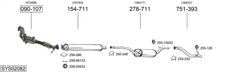BOSAL SYS02082