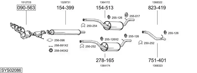 BOSAL SYS02086