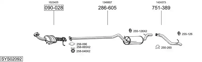 BOSAL SYS02092