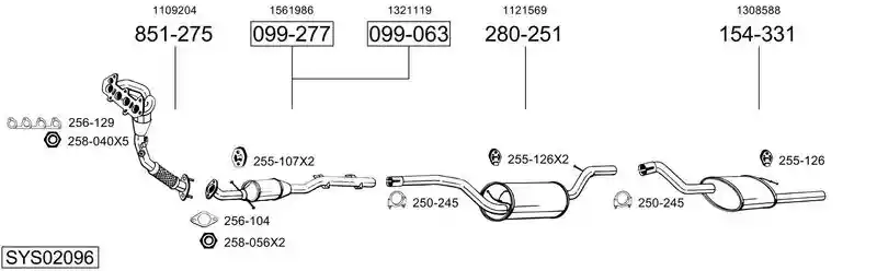 BOSAL SYS02096