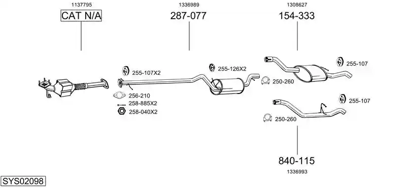 BOSAL SYS02098