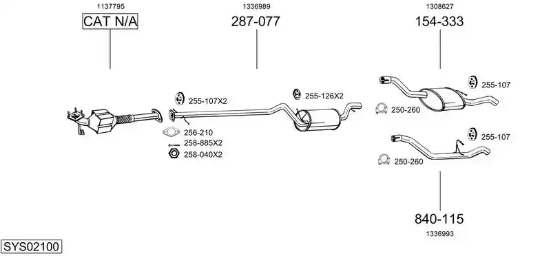 BOSAL SYS02100