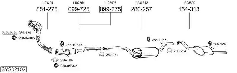 BOSAL SYS02102