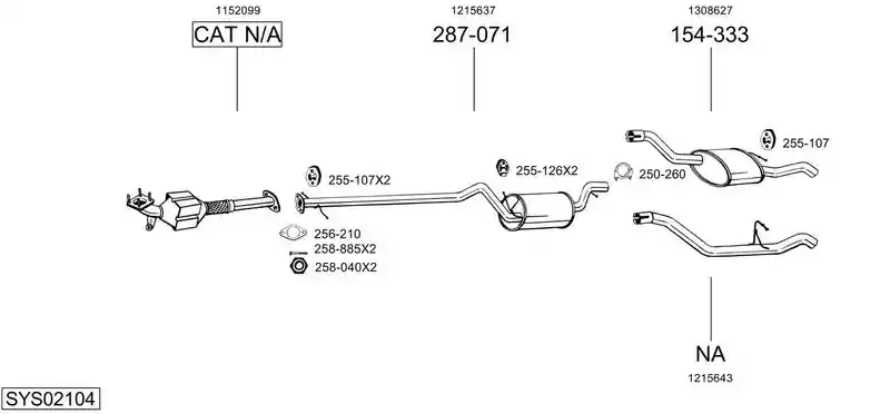 BOSAL SYS02104