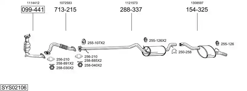 BOSAL SYS02106