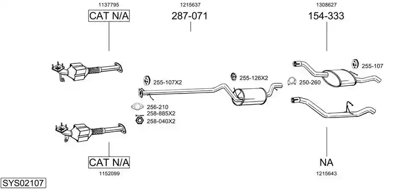 BOSAL SYS02107