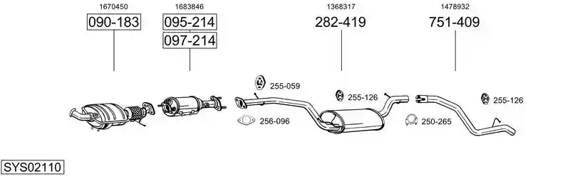 BOSAL SYS02110