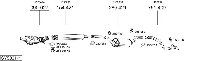 BOSAL SYS02111
