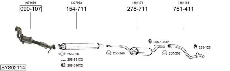 BOSAL SYS02114