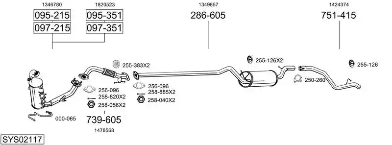 BOSAL SYS02117