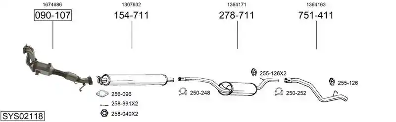 BOSAL SYS02118
