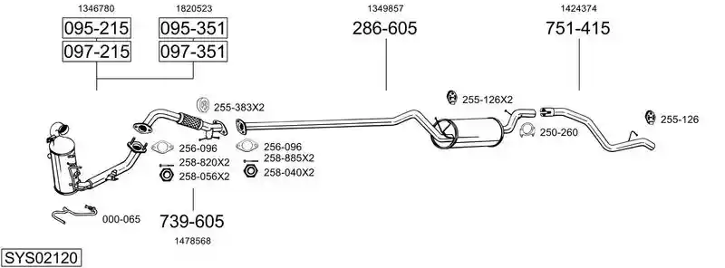 BOSAL SYS02120