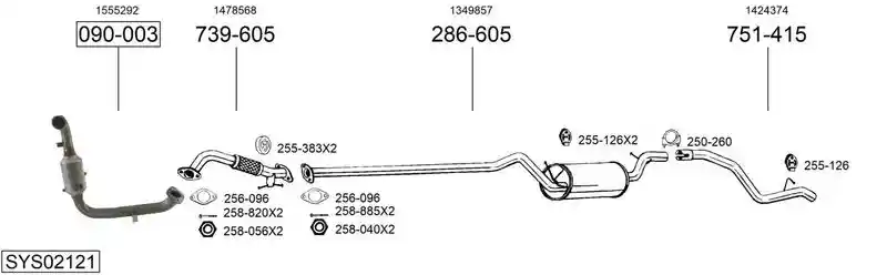 BOSAL SYS02121