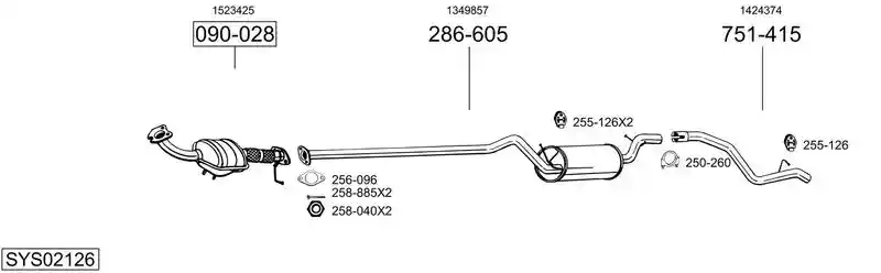 BOSAL SYS02126