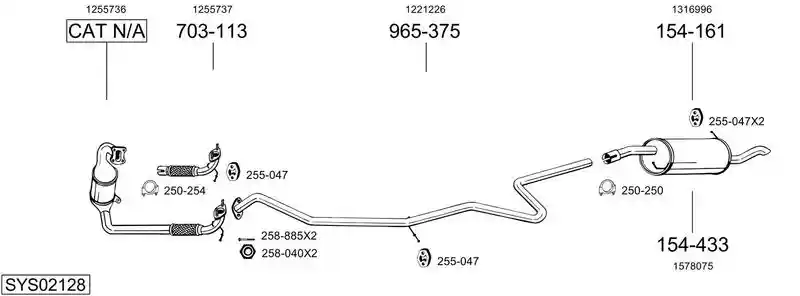 BOSAL SYS02128