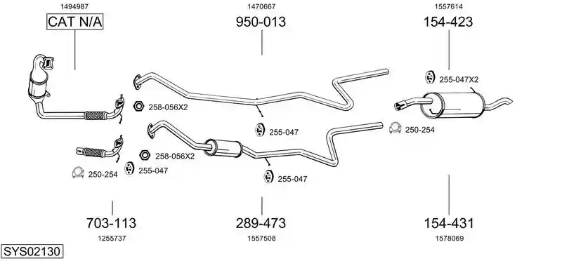 BOSAL SYS02130