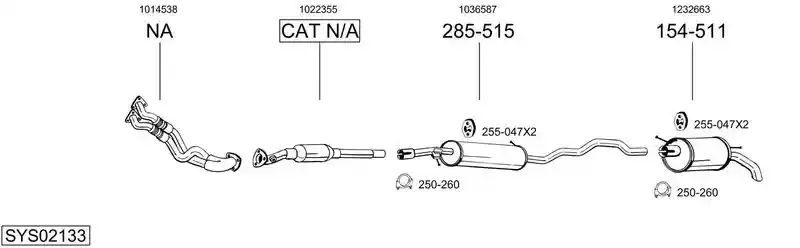 BOSAL SYS02133