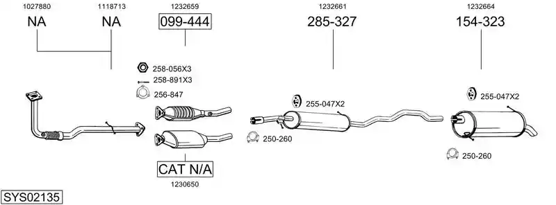 BOSAL SYS02135