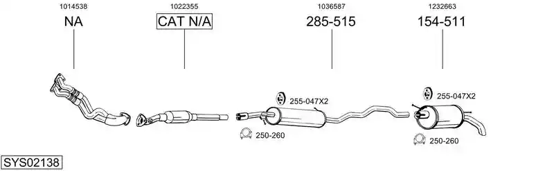 BOSAL SYS02138