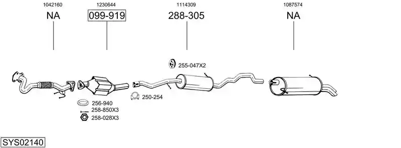 BOSAL SYS02140