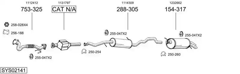 BOSAL SYS02141