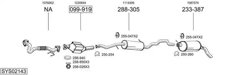 BOSAL SYS02143