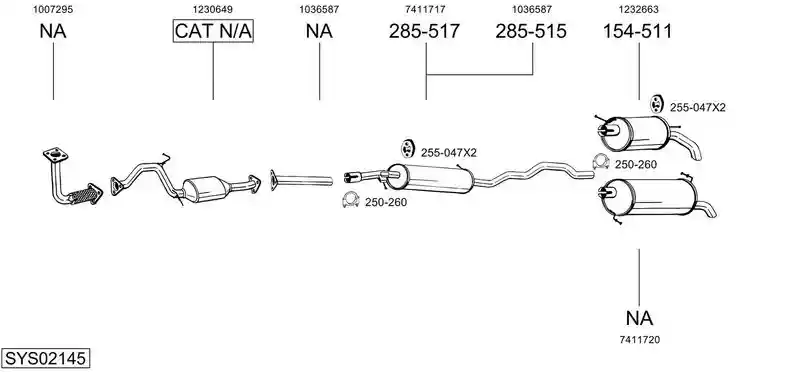 BOSAL SYS02145