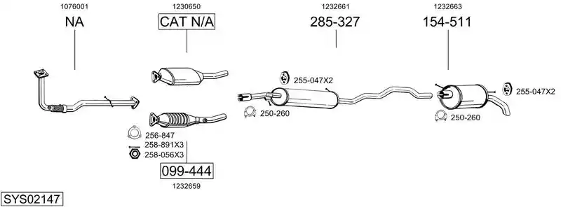 BOSAL SYS02147