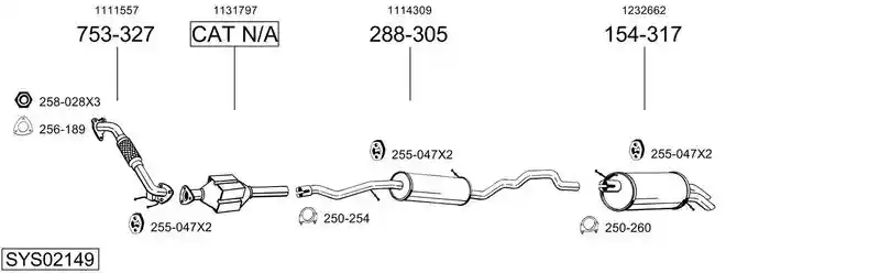 BOSAL SYS02149