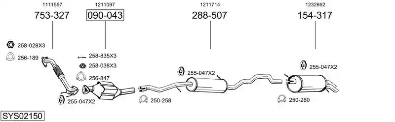 BOSAL SYS02150