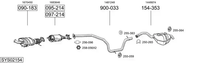 BOSAL SYS02154